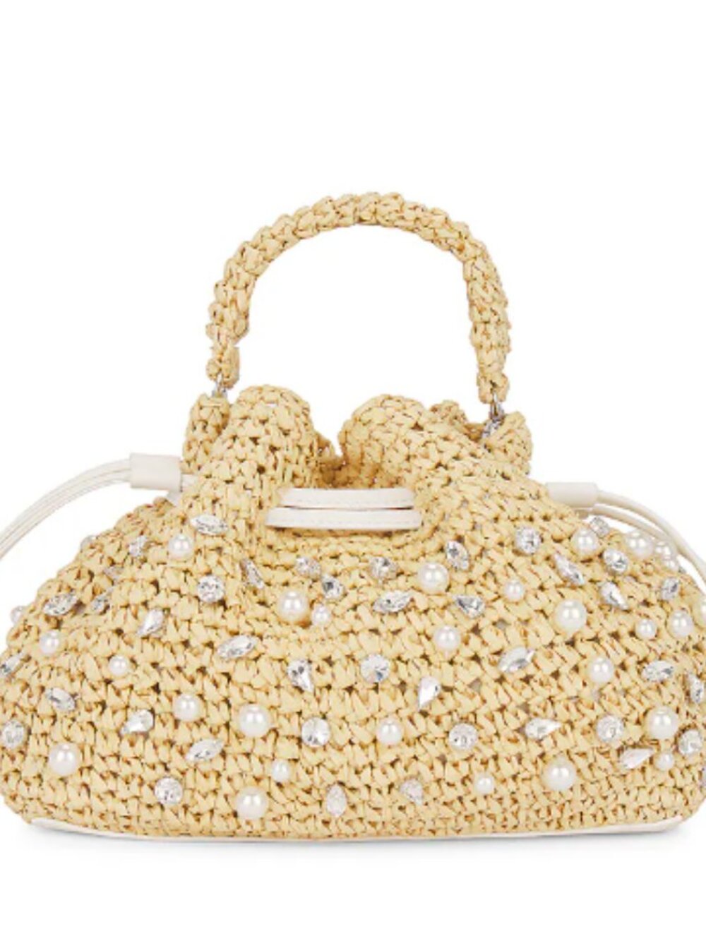 BTB Los Angeles Nia Mini Crystal Bucket Bag